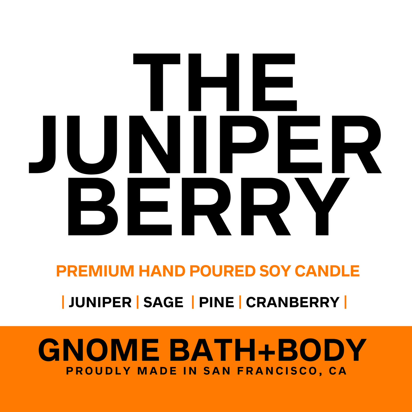 The Juniper Berry Soy Candle (13 oz)