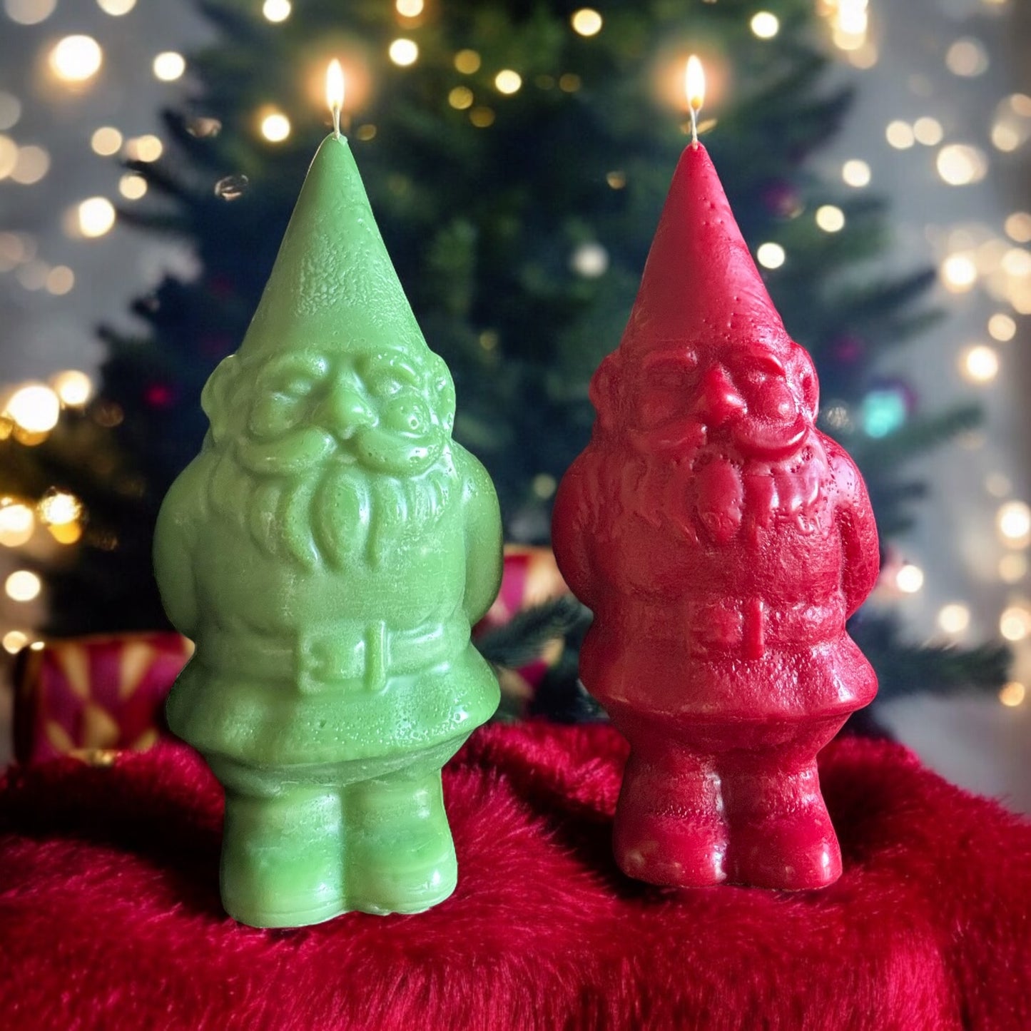 Holiday Gnome Bees Wax Candle (40 oz)