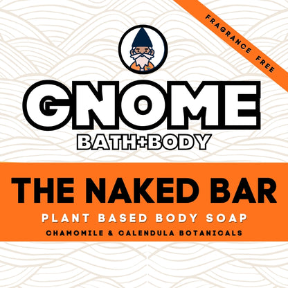 The Naked Bar Natural Body Soap (Fragrance Free)